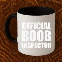Boob Inspector Halloween Costume Gift Boobs 31st October Coffee Mug thumb 2