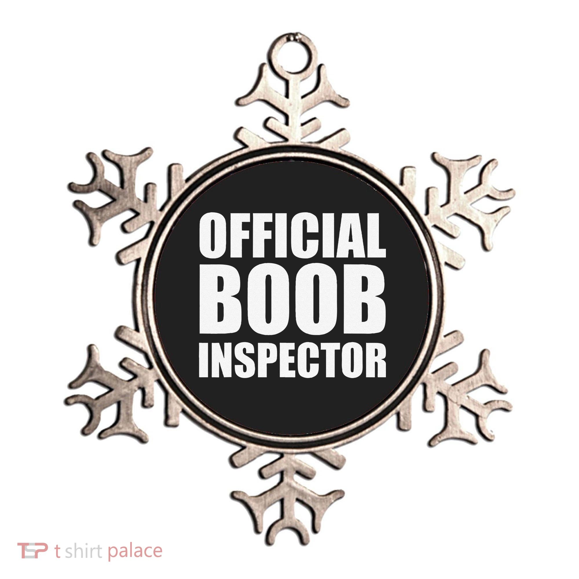 Boob Inspector Halloween Costume Gift Boobs 31st October Ornament