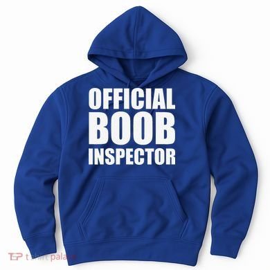 Boob Inspector Halloween Costume Gift Boobs 31st October Hoodie