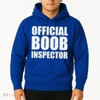 Boob Inspector Halloween Costume Gift Boobs 31st October Hoodie thumb 2