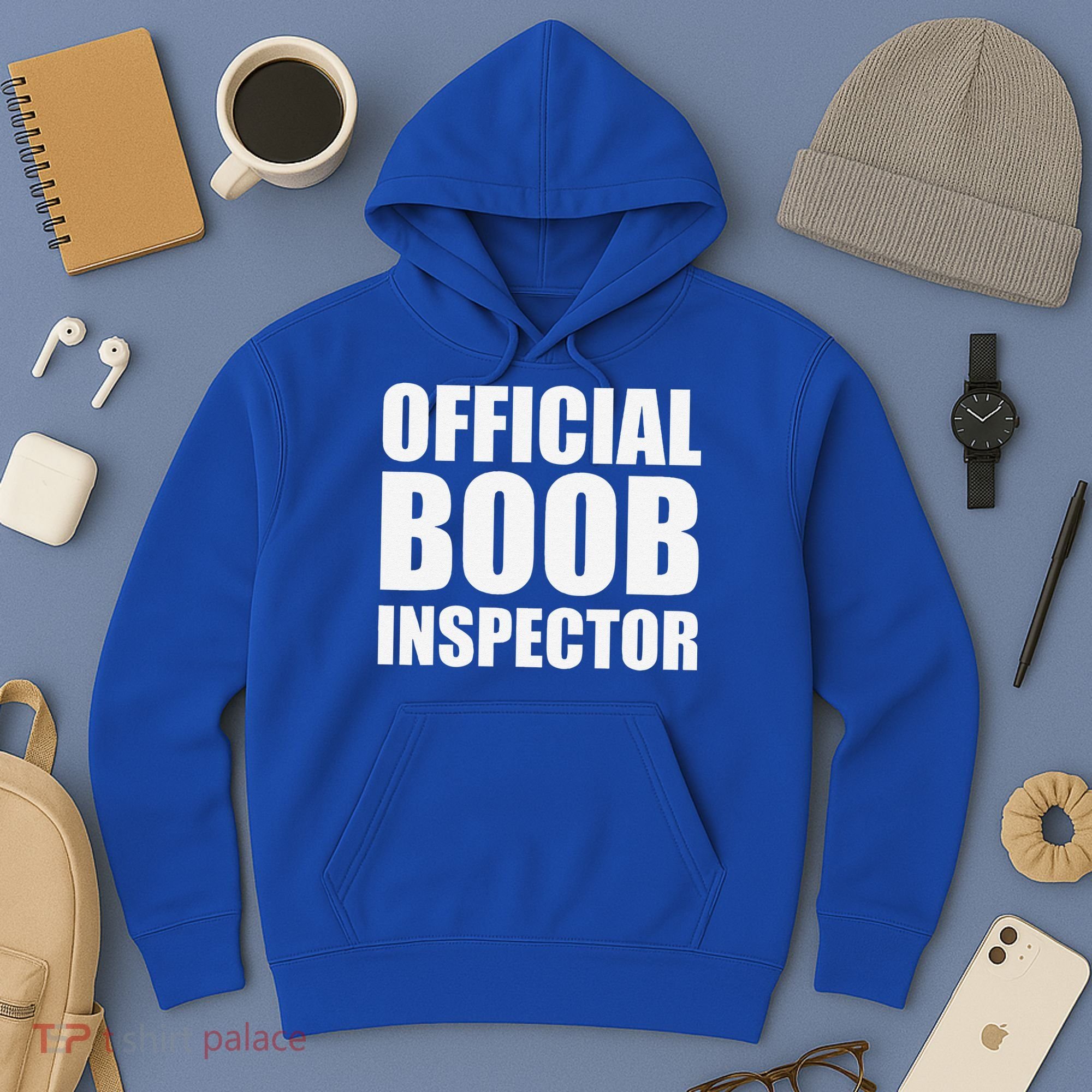 Boob Inspector Halloween Costume Gift Boobs 31st October Hoodie