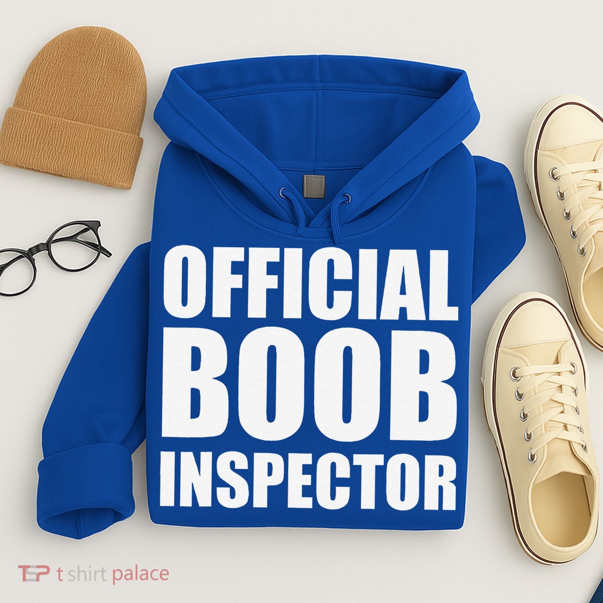 Boob Inspector Halloween Costume Gift Boobs 31st October Hoodie