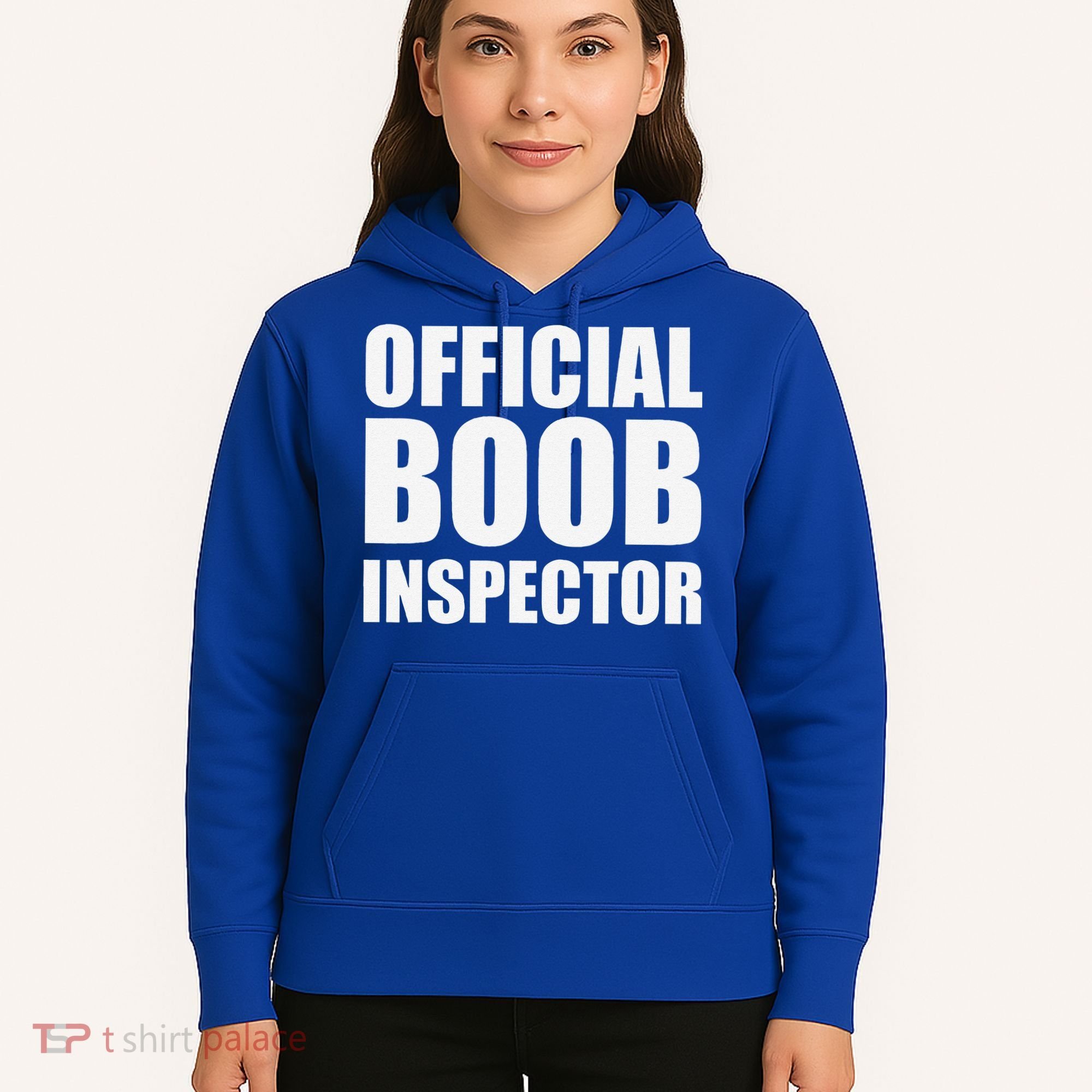 Boob Inspector Halloween Costume Gift Boobs 31st October Hoodie