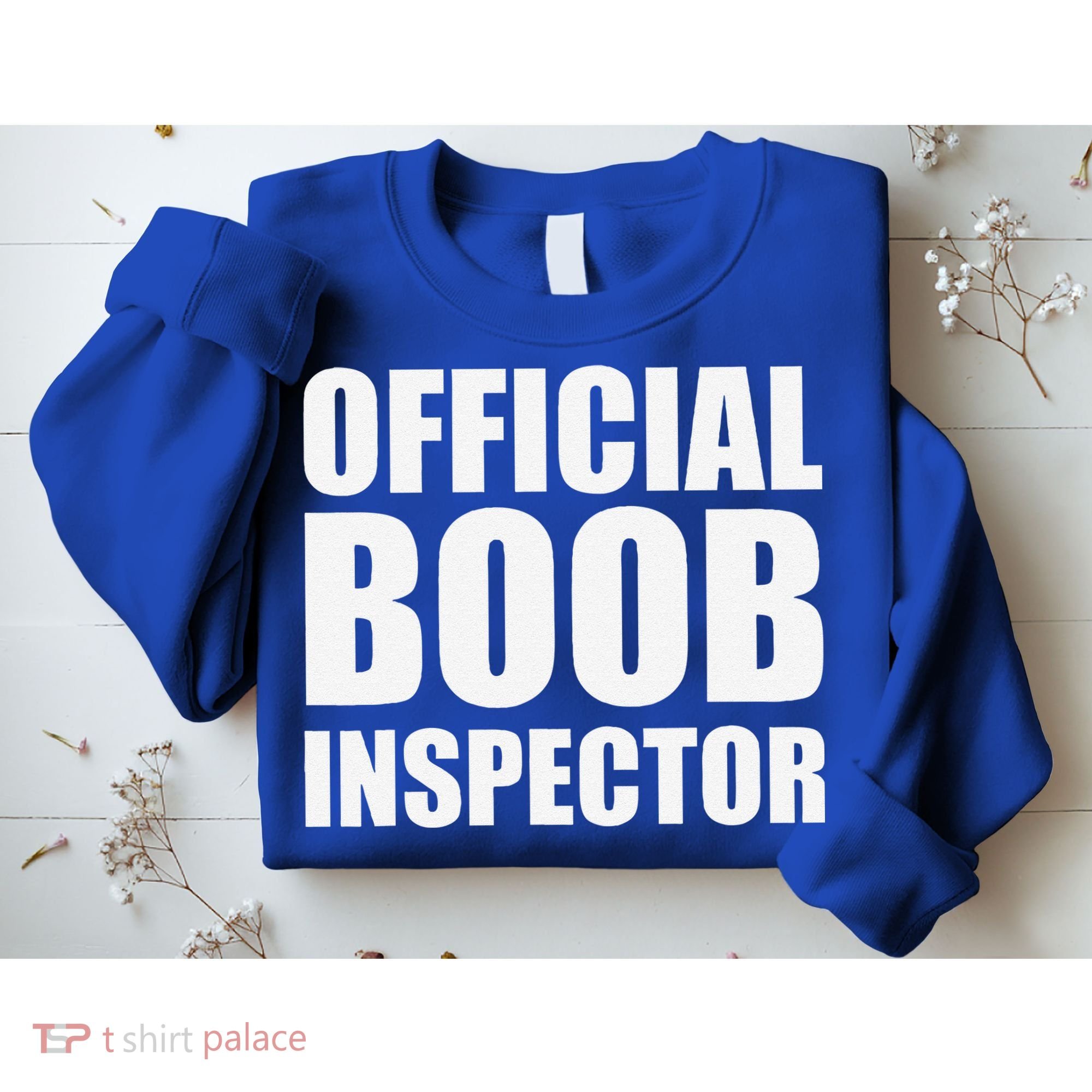 Boob Inspector Halloween Costume Gift Boobs 31st October Sweatshirt