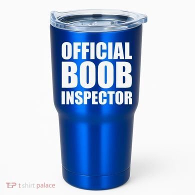 Boob Inspector Halloween Costume Gift Boobs 31st October Tumbler