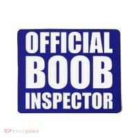 Boob Inspector Halloween Costume Gift Boobs 31st October Mousepad thumb 0