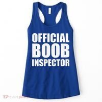 Boob Inspector Halloween Costume Gift Boobs 31st October Women's Tank Top thumb 0