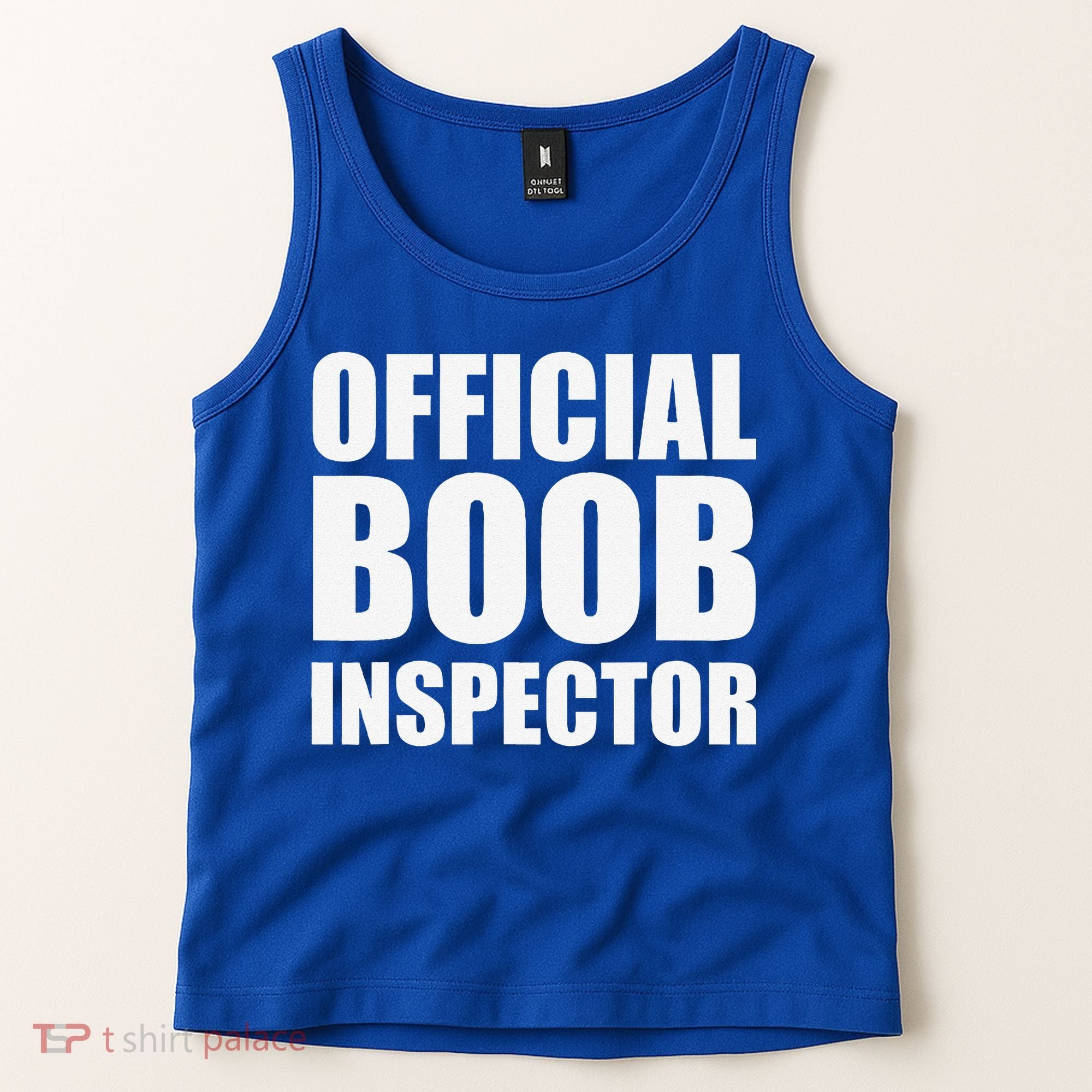 Boob Inspector Halloween Costume Gift Boobs 31st October Tank Top