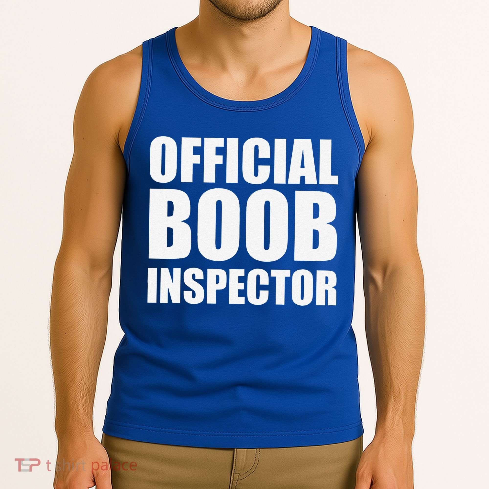 Boob Inspector Halloween Costume Gift Boobs 31st October Tank Top