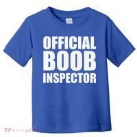 Boob Inspector Halloween Costume Gift Boobs 31st October Toddler T-Shirt thumb 0