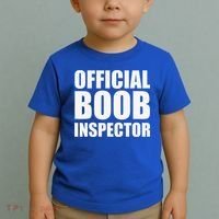 Boob Inspector Halloween Costume Gift Boobs 31st October Toddler T-Shirt thumb 2