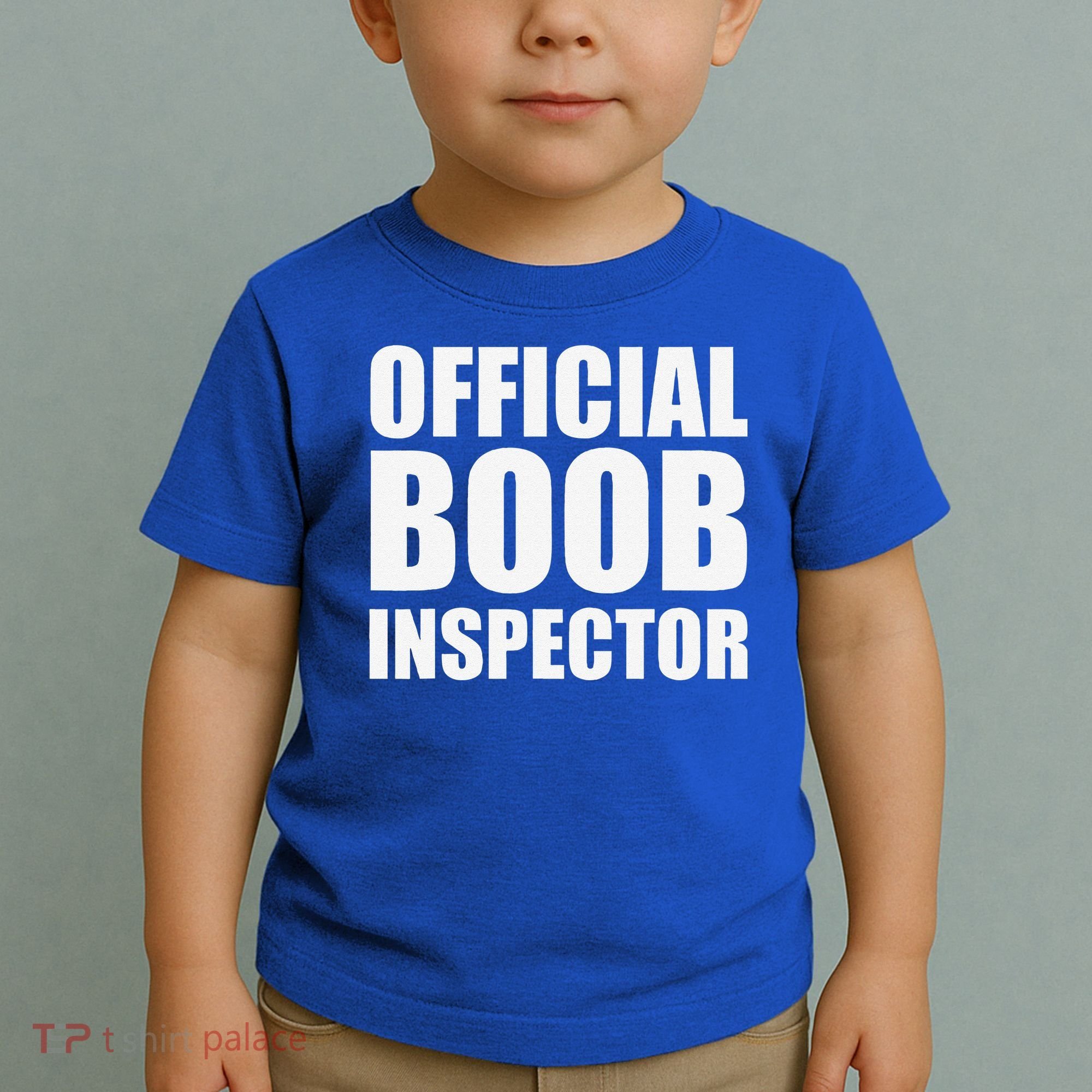 Boob Inspector Halloween Costume Gift Boobs 31st October Toddler T-Shirt