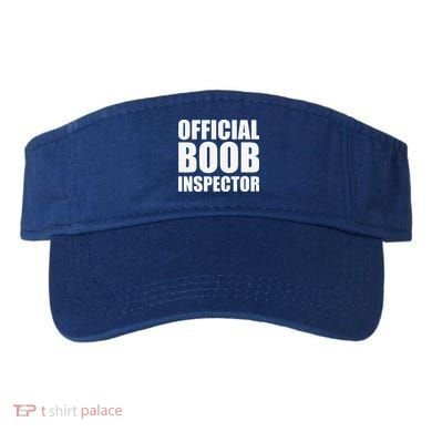 Boob Inspector Halloween Costume Gift Boobs 31st October Visor