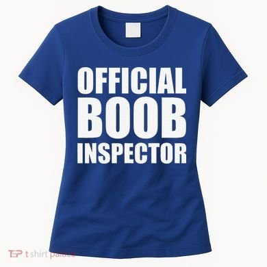 Boob Inspector Halloween Costume Gift Boobs 31st October Women's T-Shirt