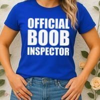 Boob Inspector Halloween Costume Gift Boobs 31st October Women's T-Shirt thumb 2