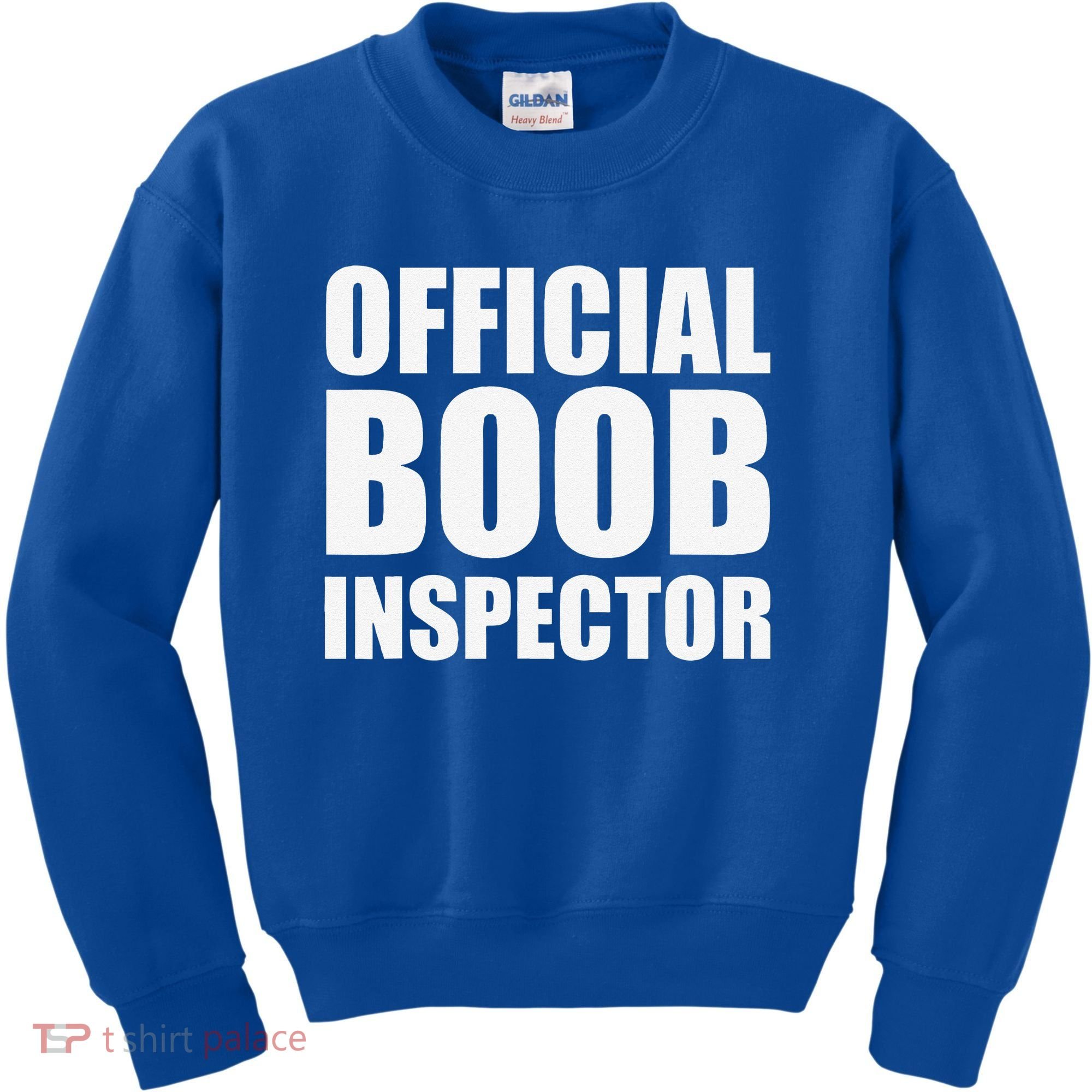 Boob Inspector Halloween Costume Gift Boobs 31st October Kids Sweatshirt