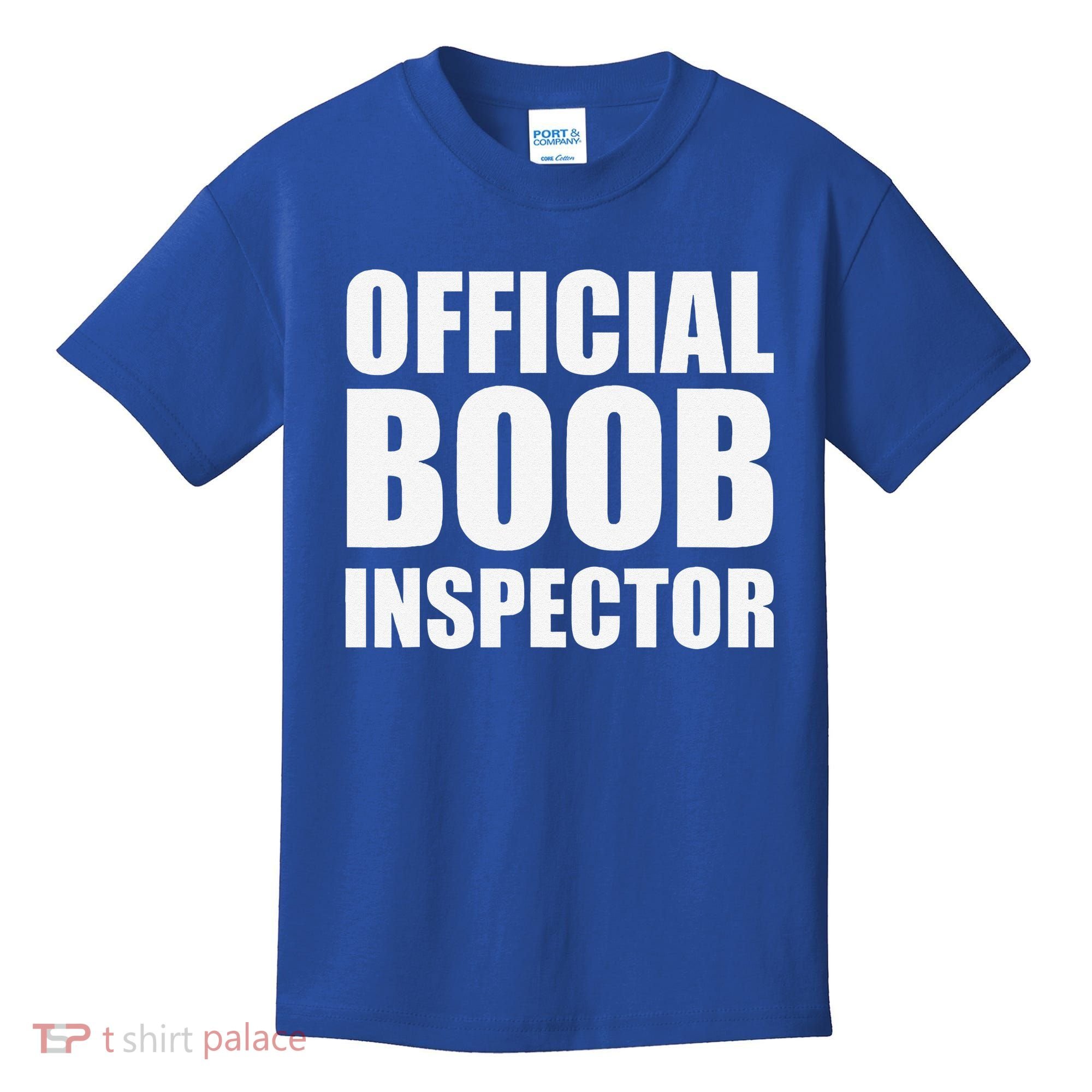 Boob Inspector Halloween Costume Gift Boobs 31st October Kids T-Shirt