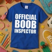 Boob Inspector Halloween Costume Gift Boobs 31st October Kids T-Shirt thumb 3