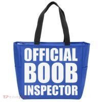 Boob Inspector Halloween Costume Gift Boobs 31st October Tote Bag thumb 0