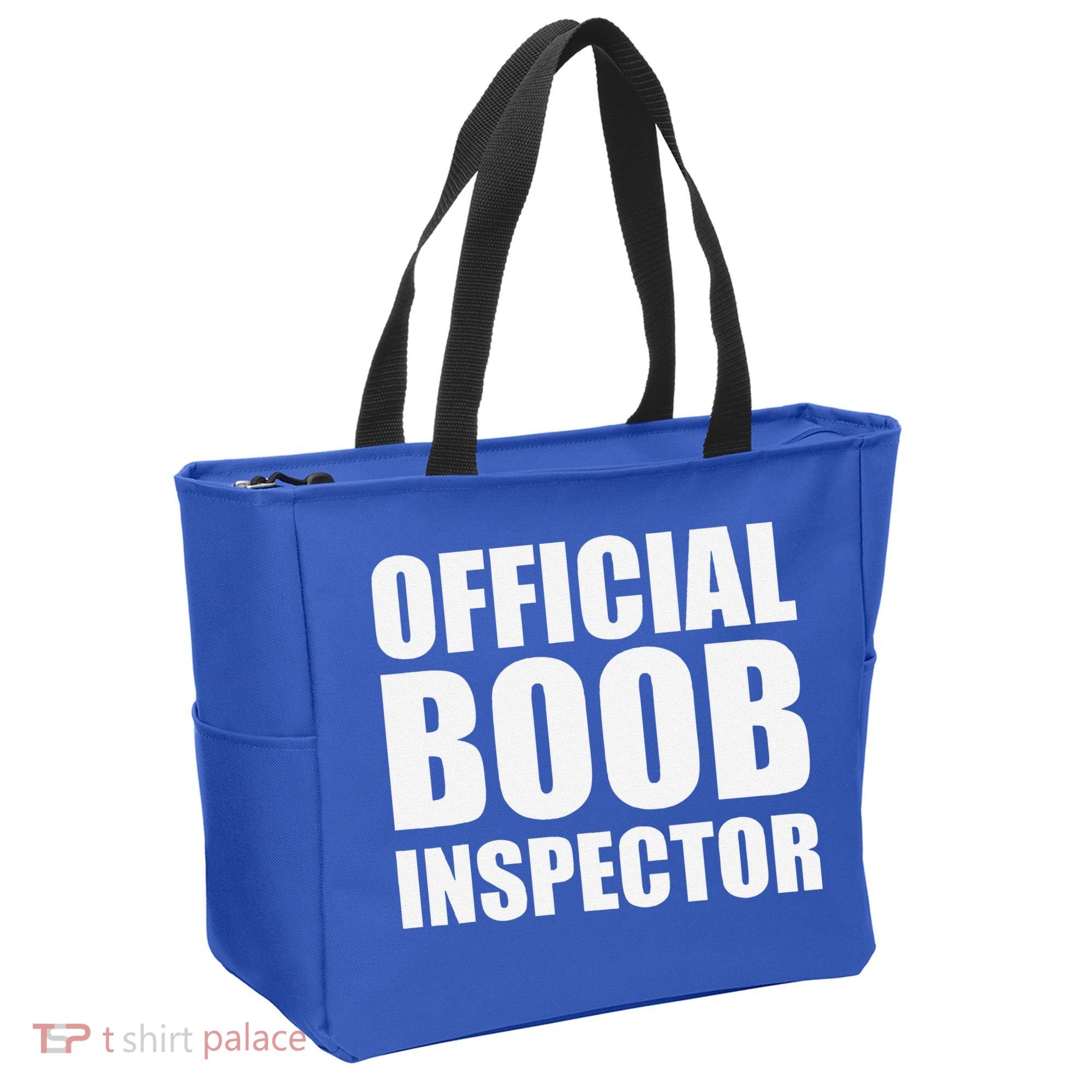 Boob Inspector Halloween Costume Gift Boobs 31st October Tote Bag