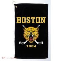 Boston Ice Hockey Fear The Bear Golf Towel thumb 0