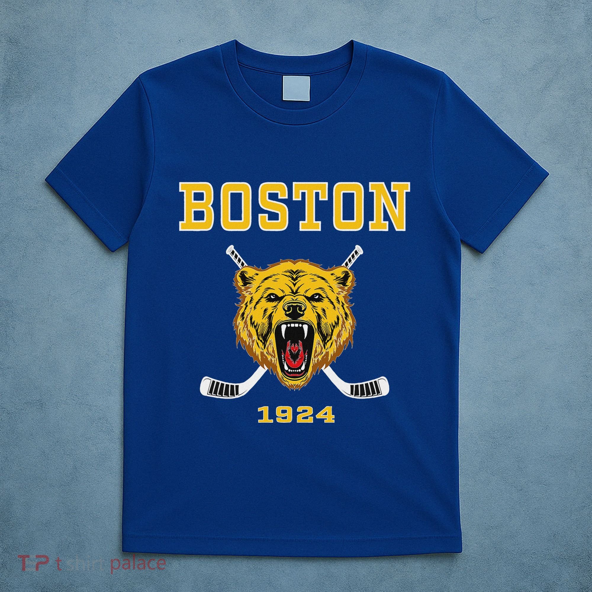 Boston Ice Hockey Fear The Bear T-Shirt