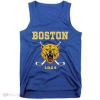 Boston Ice Hockey Fear The Bear Tank Top thumb 0