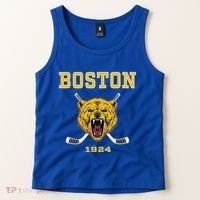 Boston Ice Hockey Fear The Bear Tank Top thumb 2
