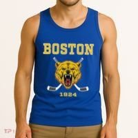 Boston Ice Hockey Fear The Bear Tank Top thumb 3