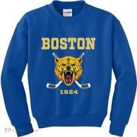 Boston Ice Hockey Fear The Bear Kids Sweatshirt thumb 0
