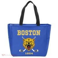 Boston Ice Hockey Fear The Bear Tote Bag thumb 0