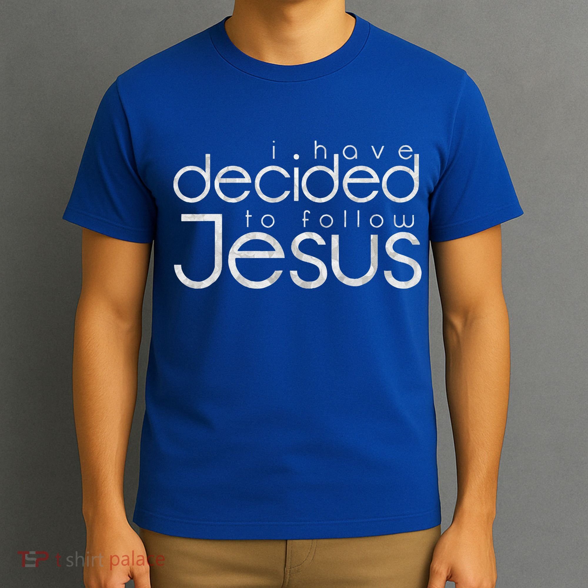 Baptism I Have Decided To Follow Jesus T-Shirt