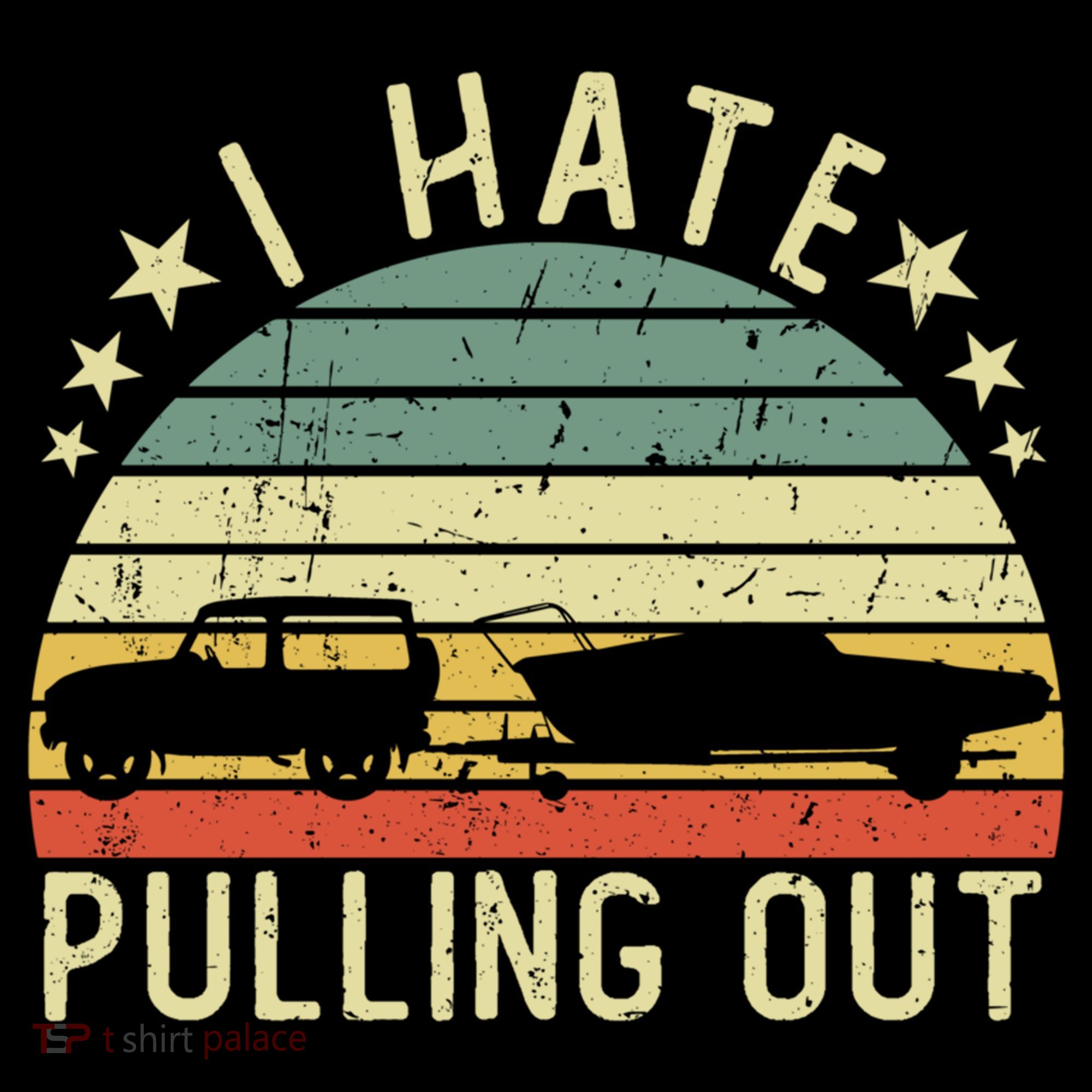 Boat I Hate Pulling Out Retro Boating Captain Motorboat Gift Ornament