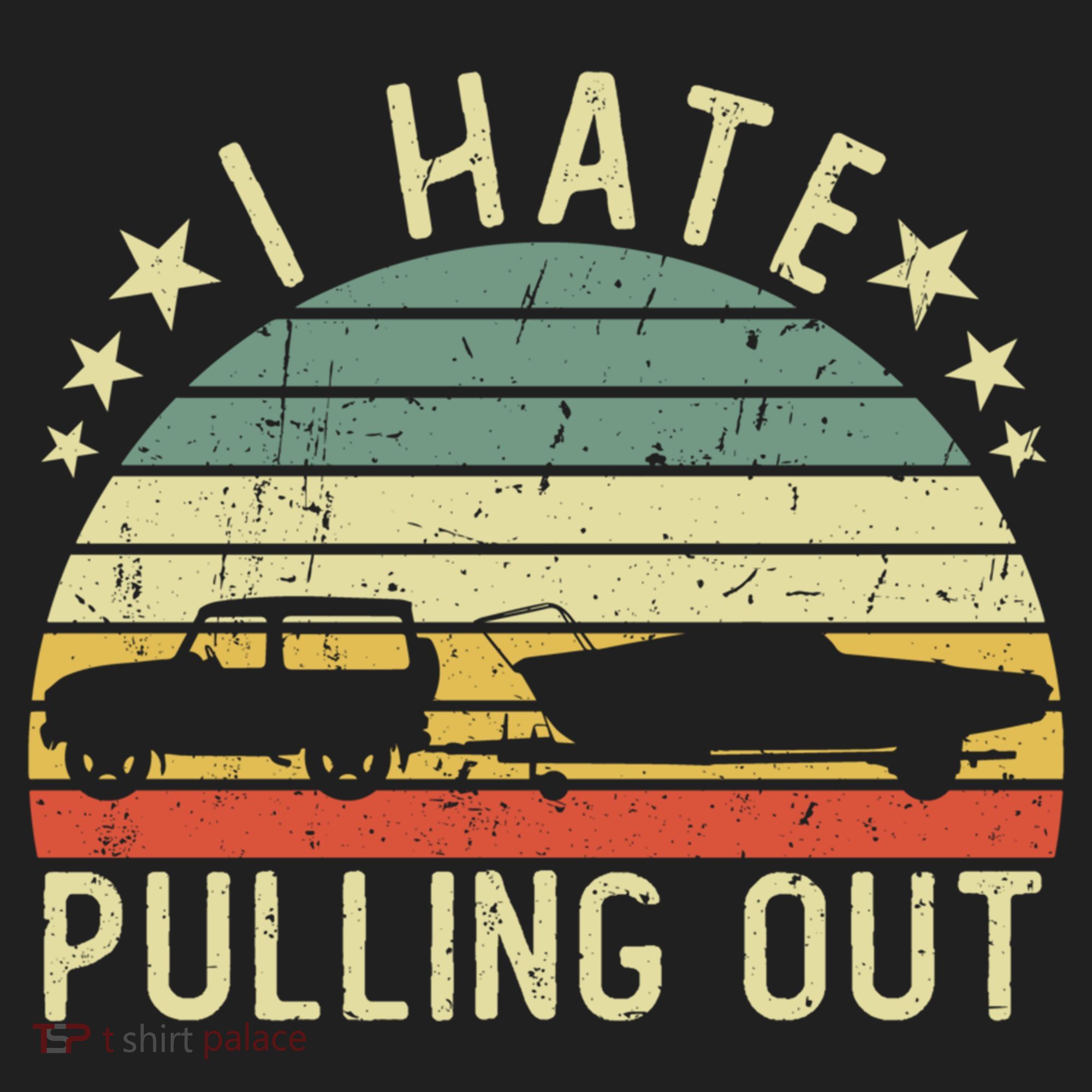 Boat I Hate Pulling Out Retro Boating Captain Motorboat Gift Golf Towel