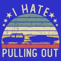 Boat I Hate Pulling Out Retro Boating Captain Motorboat Gift Kids Sweatshirt thumb 2