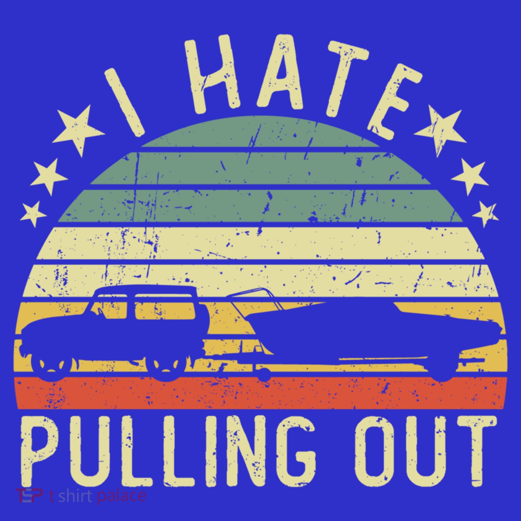 Boat I Hate Pulling Out Retro Boating Captain Motorboat Gift Kids Hoodie