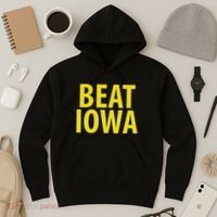 Beat Iowa House Divided State Of Ia Hoodie thumb 3