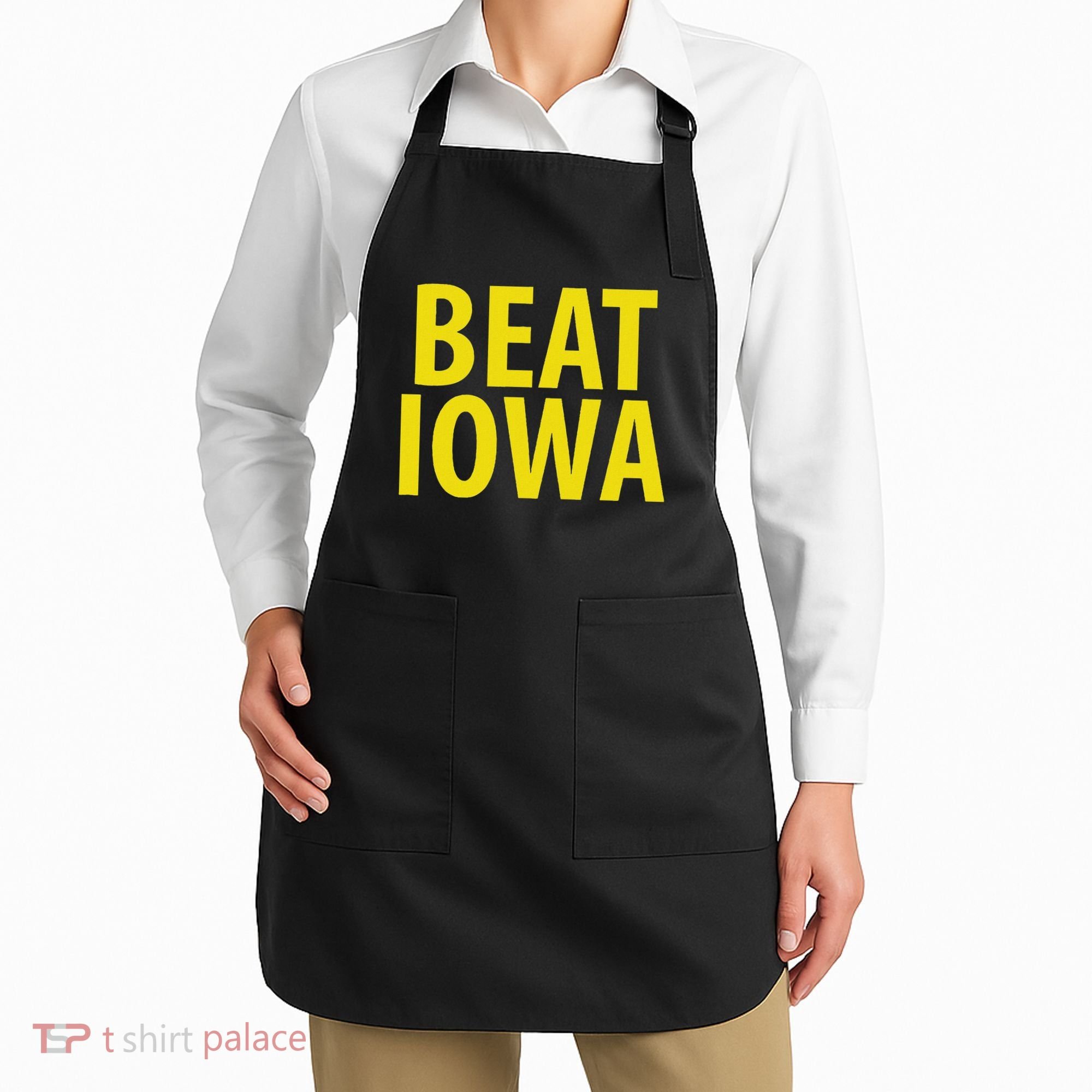 Beat Iowa House Divided State Of Ia Apron