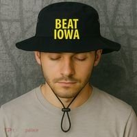 Beat Iowa House Divided State Of Ia Bucket Hat thumb 2