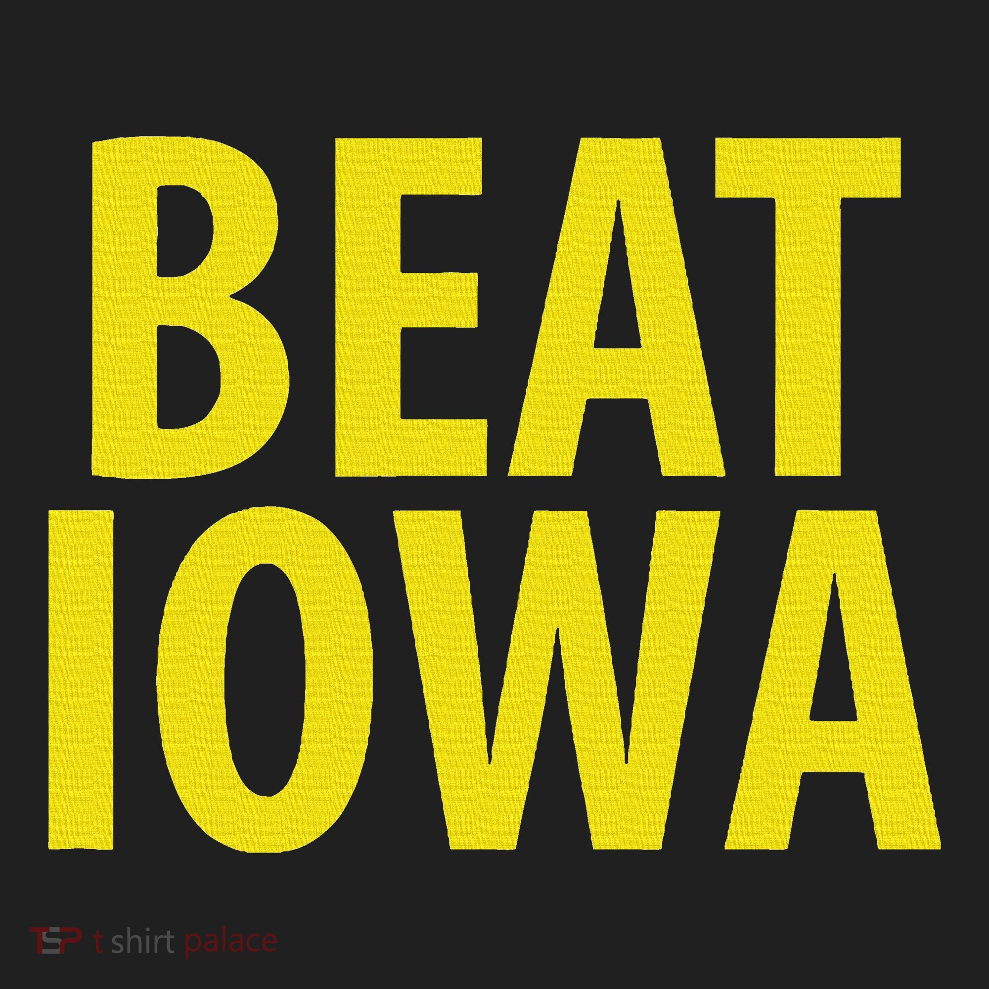 Beat Iowa House Divided State Of Ia Beanie