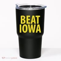 Beat Iowa House Divided State Of Ia Tumbler thumb 0