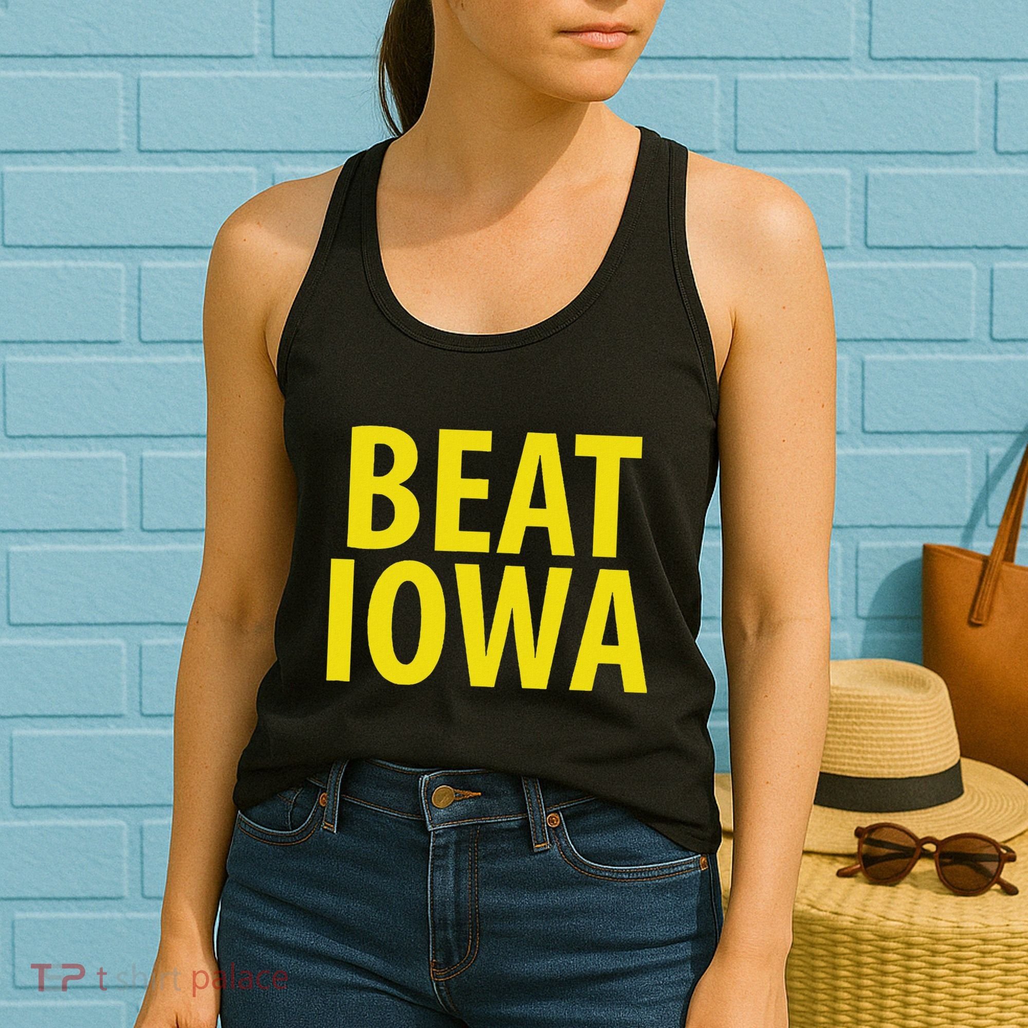 Beat Iowa House Divided State Of Ia Women's Tank Top