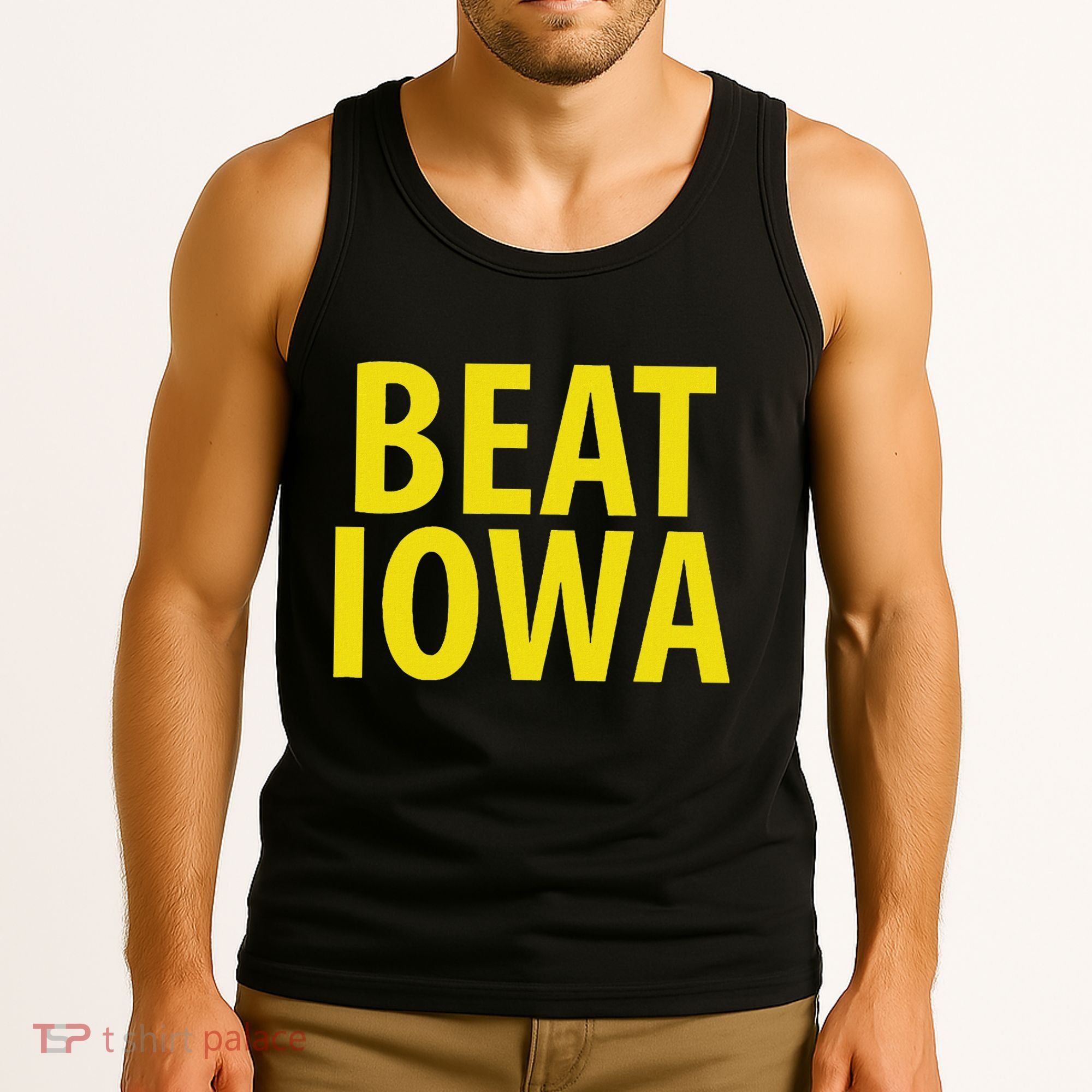 Beat Iowa House Divided State Of Ia Tank Top