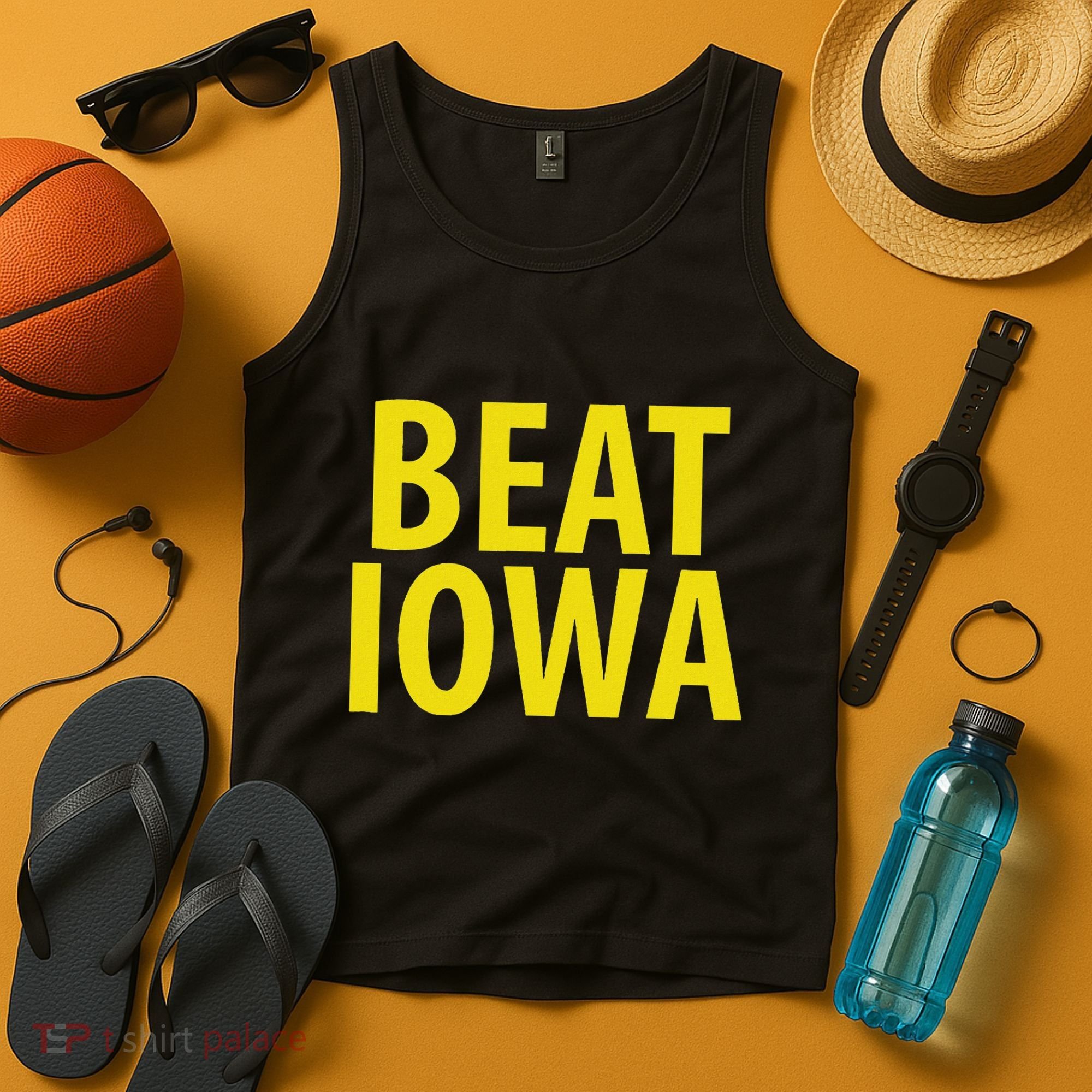 Beat Iowa House Divided State Of Ia Tank Top