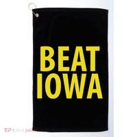 Beat Iowa House Divided State Of Ia Golf Towel thumb 0