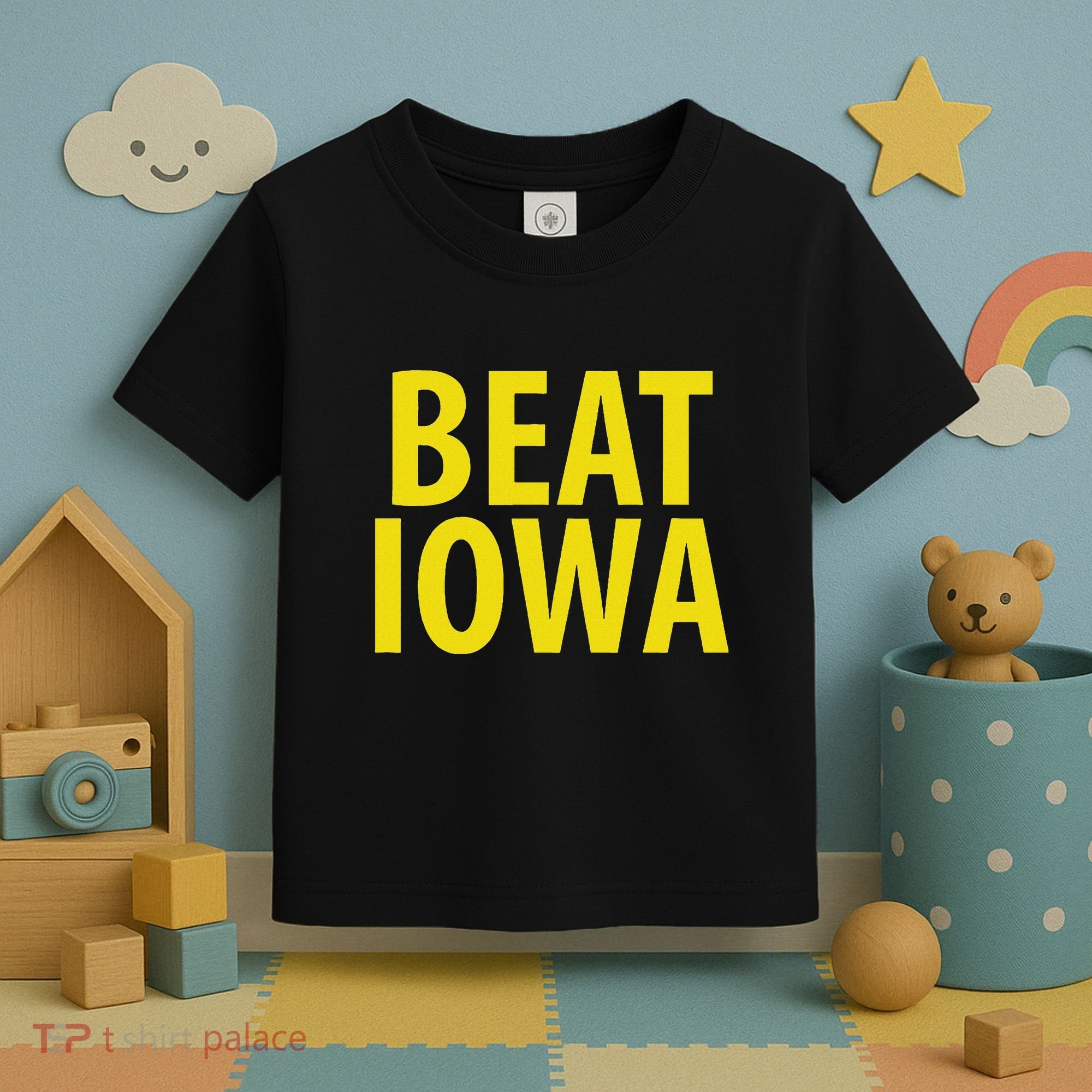 Beat Iowa House Divided State Of Ia Toddler T-Shirt