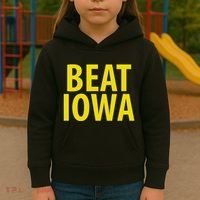 Beat Iowa House Divided State Of Ia Kids Hoodie thumb 3