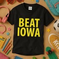 Beat Iowa House Divided State Of Ia Kids T-Shirt thumb 3