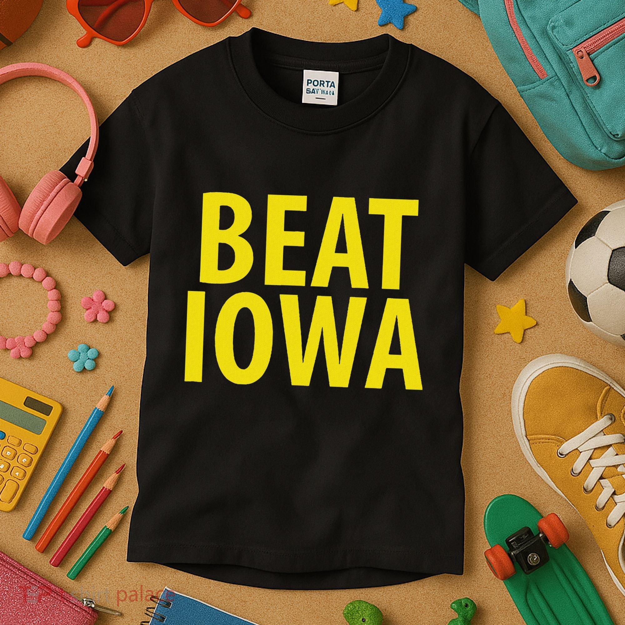Beat Iowa House Divided State Of Ia Kids T-Shirt