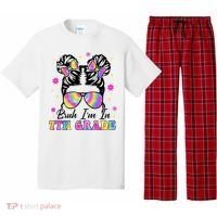 Bruh Im In 7th Grade Messy Bun First Day Of School Pajama Set thumb 0